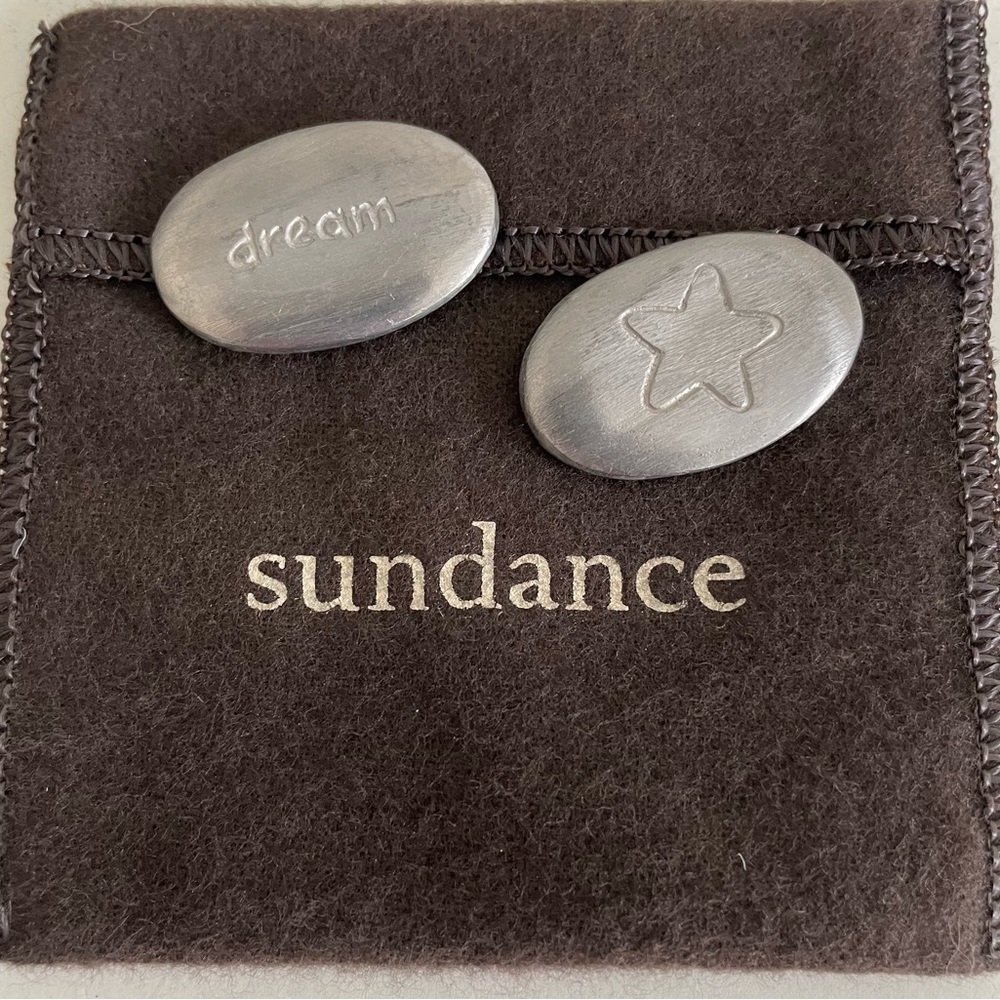 Sundance Silver Engraved Stones